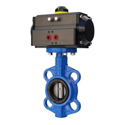 C.I WAFER BUTTERFLY VALVE 4"
