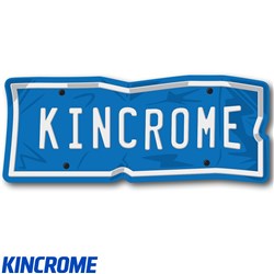 KINCROME DENTED NUMBER PLATE