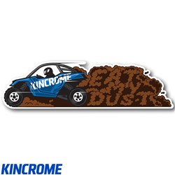 KINCROME EAT MY DUST STICKER