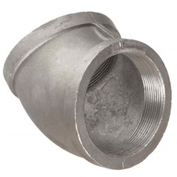 GAL BSPT ELBOW 45 F/F 1"