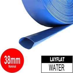 HOSE LAYFLAT BLUE 38MM (1-1/2)