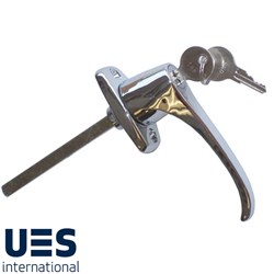 L HANDLE CHROME PLATE LOCKABLE