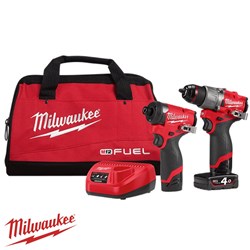 MILWAUKEE M12 FUEL 2 PIECE KIT