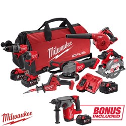 MILWAUKEE M18 FUEL 6 PIECE KIT