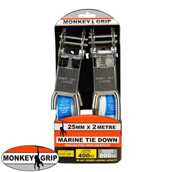 MARINE TIE DOWN 25MM X 2MTR