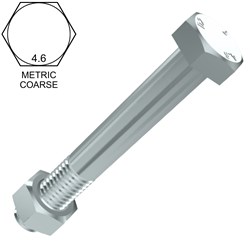 METRIC BOLT & NUT M16 X 120MM