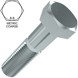 METRIC BOLT ONLY M8 X 60MM