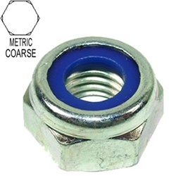 NYLOC NUT M8 ZINC PLATED
