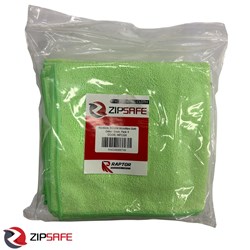 ZIPSAFE MICROFIBRE CLOTH GREEN