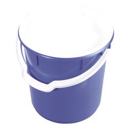 PLASTIC BUCKET BLUE 22.7LTR