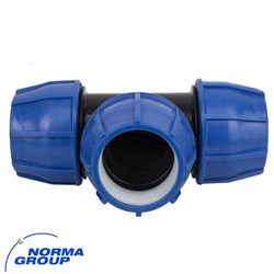 METRIC POLY REDUCING TEE