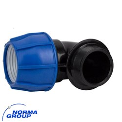 METRIC POLY IRON ELBOW M