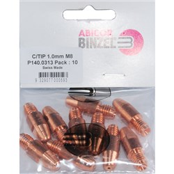 BINZEL MIG TIP M8 X 1.0 8MM PK