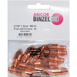 BINZEL MIG TIP M8 X 1.2MM PK10