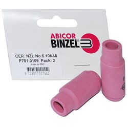 TIG GAS NOZZLE M10 17V PK2