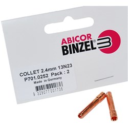 TIG COLLET M2.4 9V 13N23 PK2