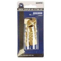 RYCO AIR FITTING SET 5 PIECE