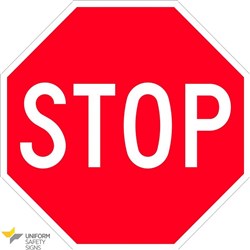STOP SIGN OCTAGONAL ALUMINIUM