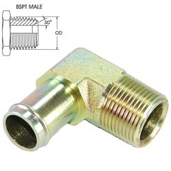 HYD TAIL/BSPT 90' ELBOW MALE