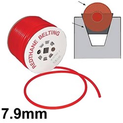 REDTHANE BELT 7.9MM (MTR)