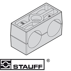 PIPE CLAMP JAWS 19MM DOUBLE