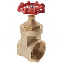 BRASS BSP GATE VALVE F/F