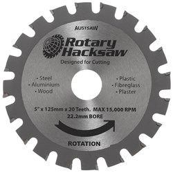 AUSTSAW 125MM ROTARY HACKSAW