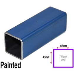 RHS 40MMX40MMX1.6MM PAINTED