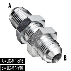 HYD JIC BULKHEAD M/M