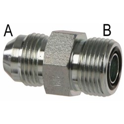 HYD JIC/ORFS NIPPLE M/M