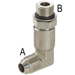 HYD JIC/UNO EXT ELBOW 90' M/M