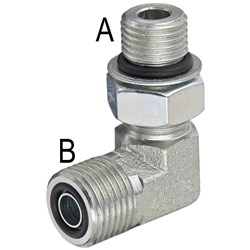 HYD ORFS/UNO ELBOW 90' M