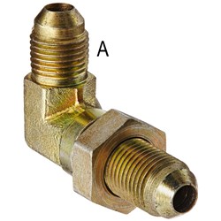 HYD JIC BULKHEAD 90' ELBOW M/M