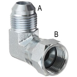 HYD JIC ELBOW 90' M/F