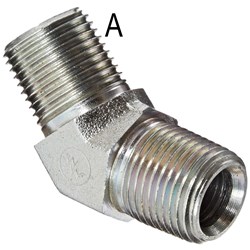 HYD BSPT ELBOW 45' M/M