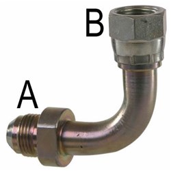 HYD JIC TUBE ELBOW 45' M/F