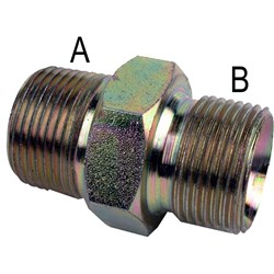 HYD BSPT-BSPP NIPPLE M/M