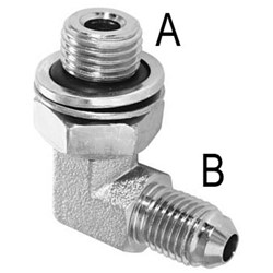 HYD BSPP/JIC ELBOW 90' M/M