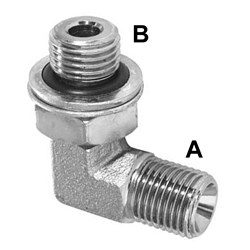 HYD BSPT/BSPP ELBOW 90' M/M