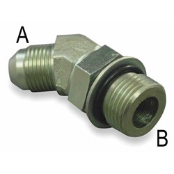 HYD JIC/UNO ELBOW 45' M/M