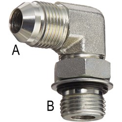 HYD BSPT/JIC ELBOW 45' M/M