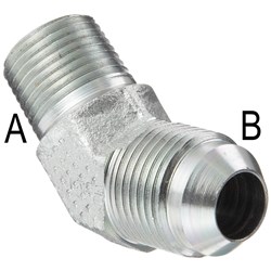 HYD NPT/JIC ELBOW 45' M/M