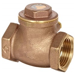BRASS BSP SWING CHECK VALVE FF