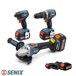 SENIX X2 18V COMBO KIT 3 PIECE
