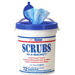 SCRUBS IN-A-BUCKET HAND TOWELS
