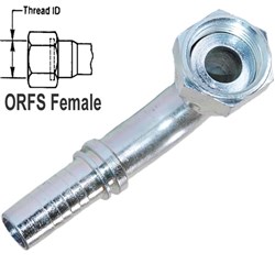 SWAGE TAIL ORFS 90' F