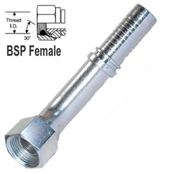 SWAGE TAIL BSPP 45' F TUBE