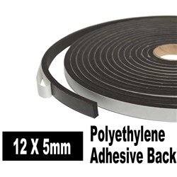 ADHESIVE SPONGE 12X5MM X 12M