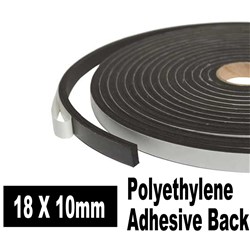 ADHESIVE SPONGE 18X10MM X 6M