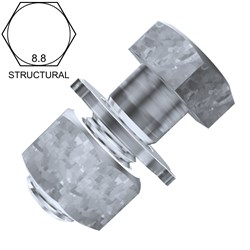 STRUCTURAL BOLT ASSY M16X75MM